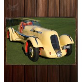 Металлическая табличка Duesenberg SJ Mormon Meteor Speedster